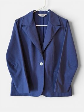 Vintage Koret of California Koratron Navy Blazer Jacket 60s 70s